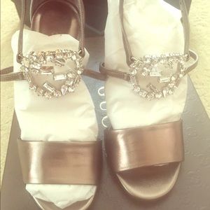gucci rhinestone heels